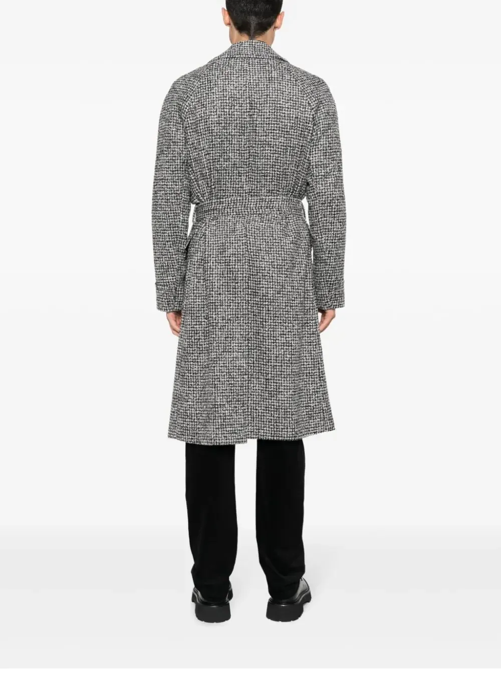 Belted Double-Breasted Coat