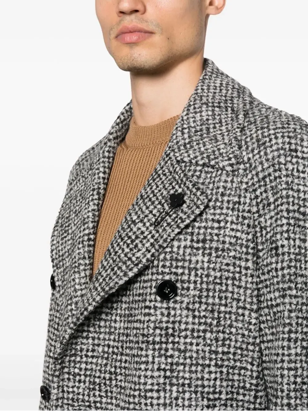 Belted Double-Breasted Coat