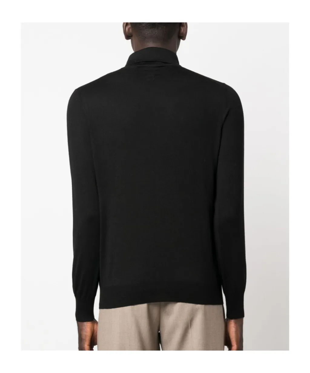 Roll-Neck Knitted Jumper