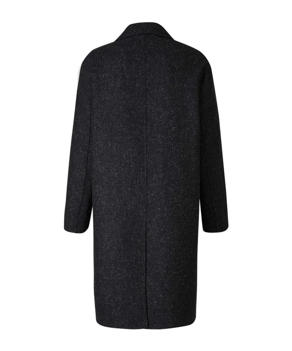 Single-Breasted Knitted Coat