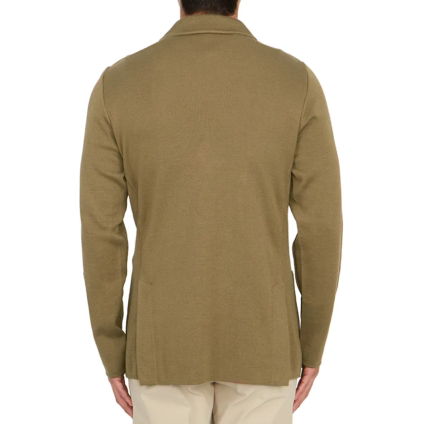Double-Breasted Cotton Blazer