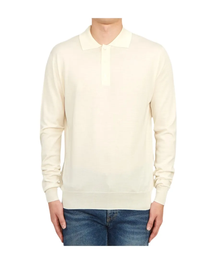 Polo Shirt With Lapel