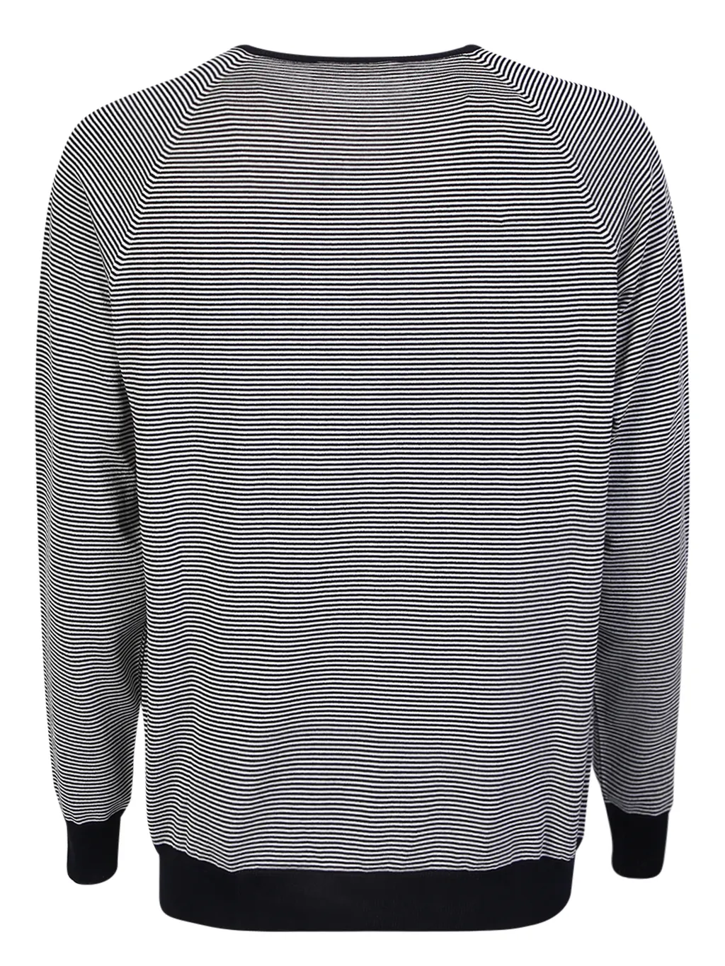 Horizontal-Striped Long Sleeved Jumper