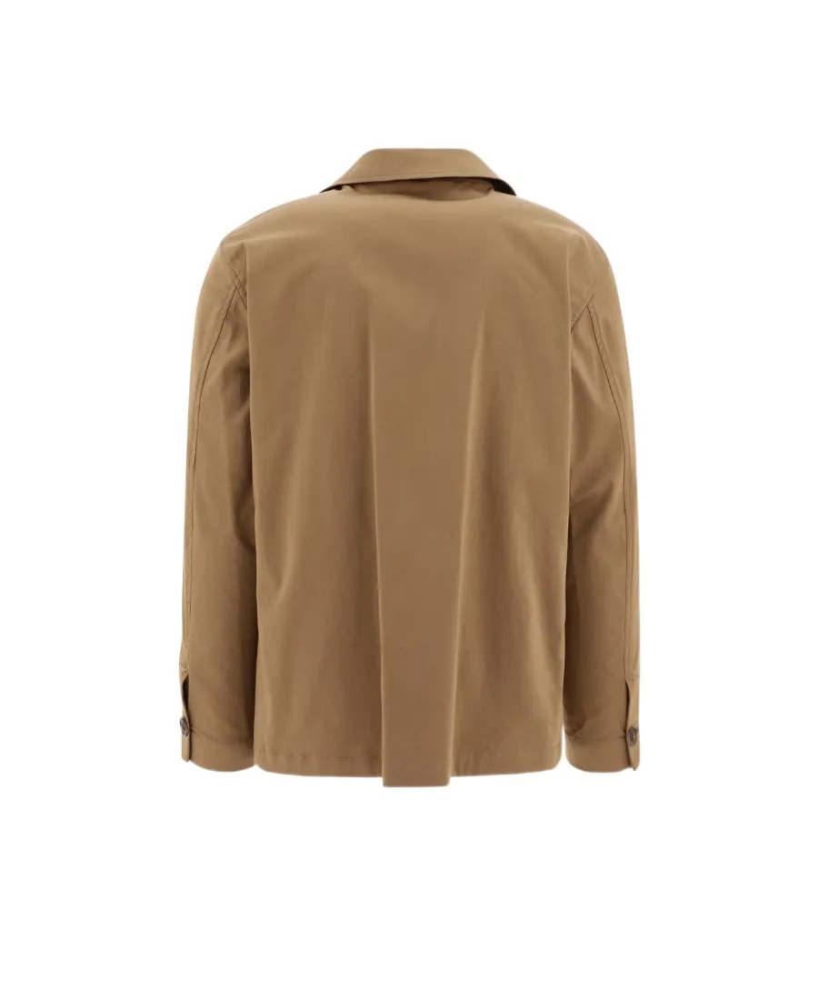 Breast-Pockets Detail Overshirt Jacket