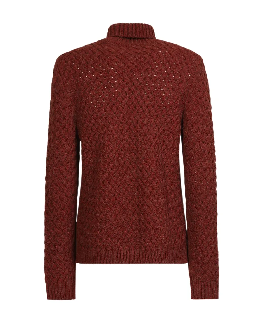 Roll-Neck Knitted Jumper