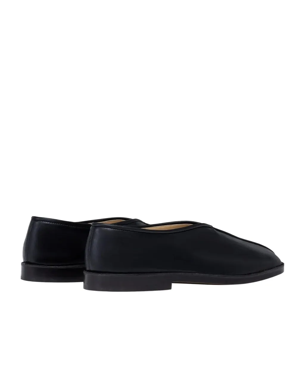 Square-Toe Slip-On Loafers