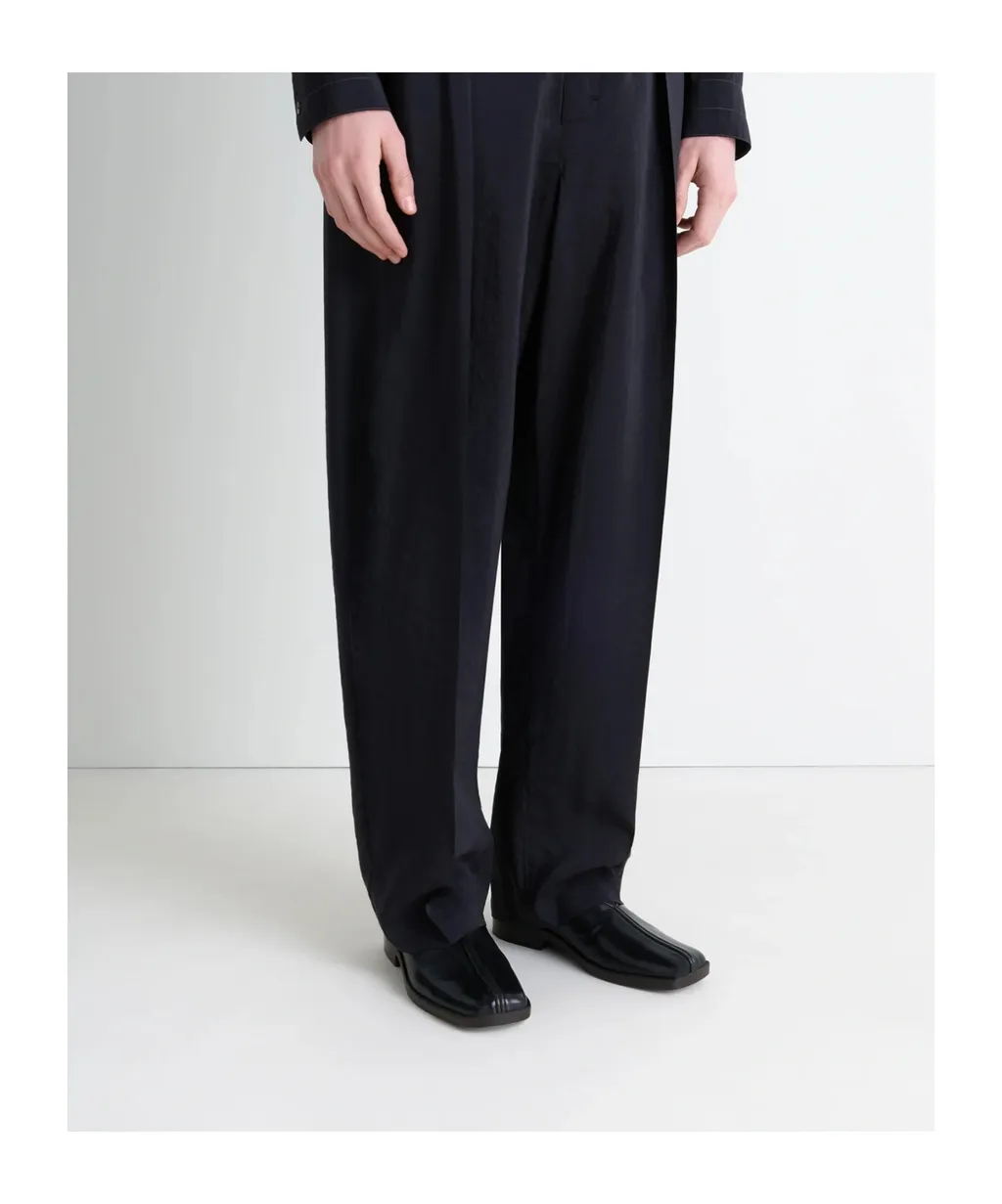 Square-Toe Slip-On Loafers