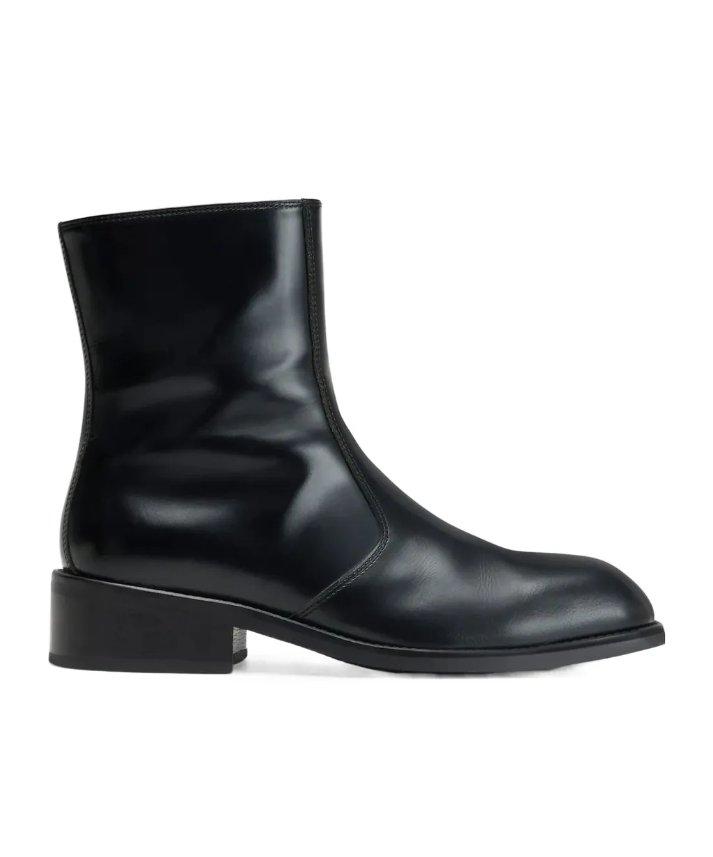 Square Toe Ankle Boots