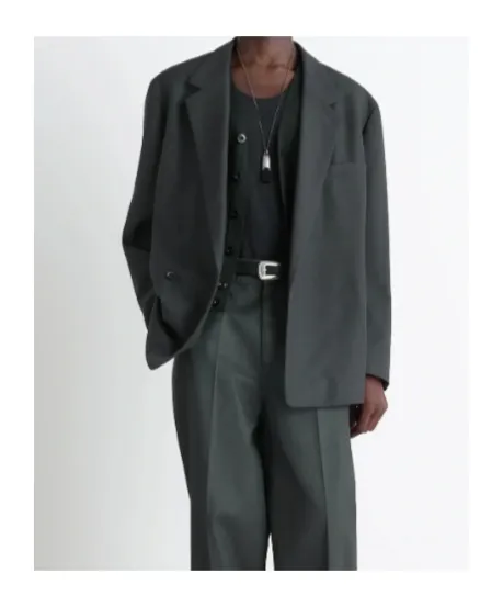 Double-Breasted Long Sleeved Blazer