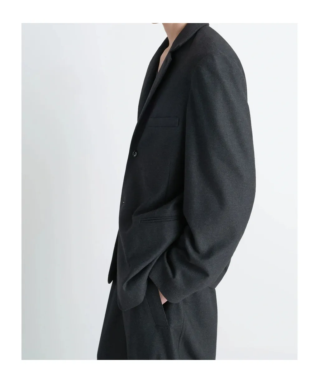 Single-Breasted Tailored Blazer
