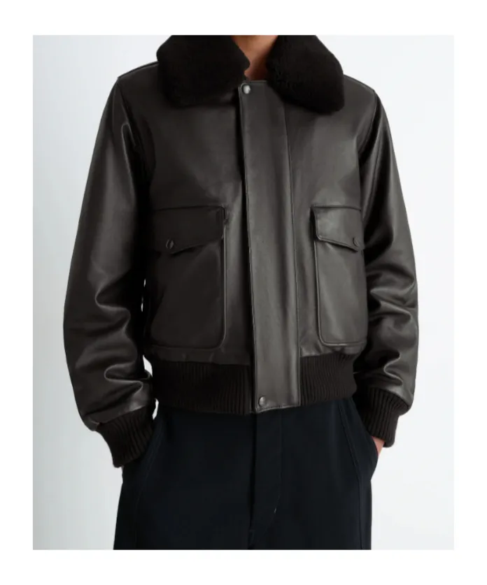 Leather Blouson