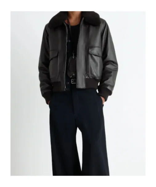 Leather Blouson
