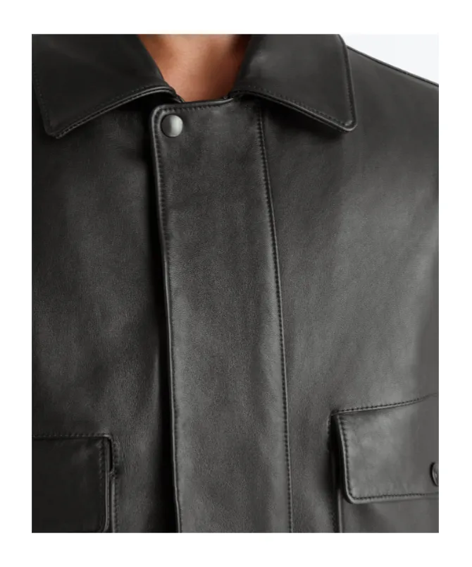 Leather Blouson