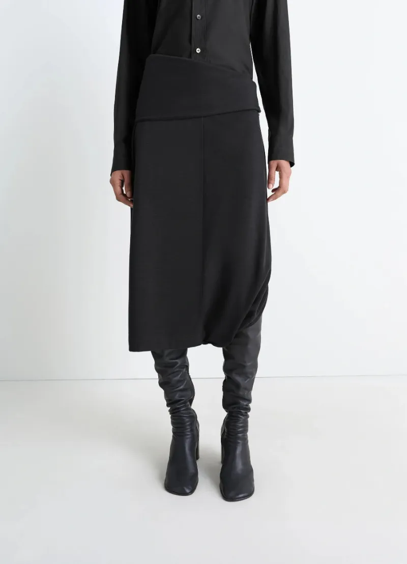 Twisted Hem Skirt