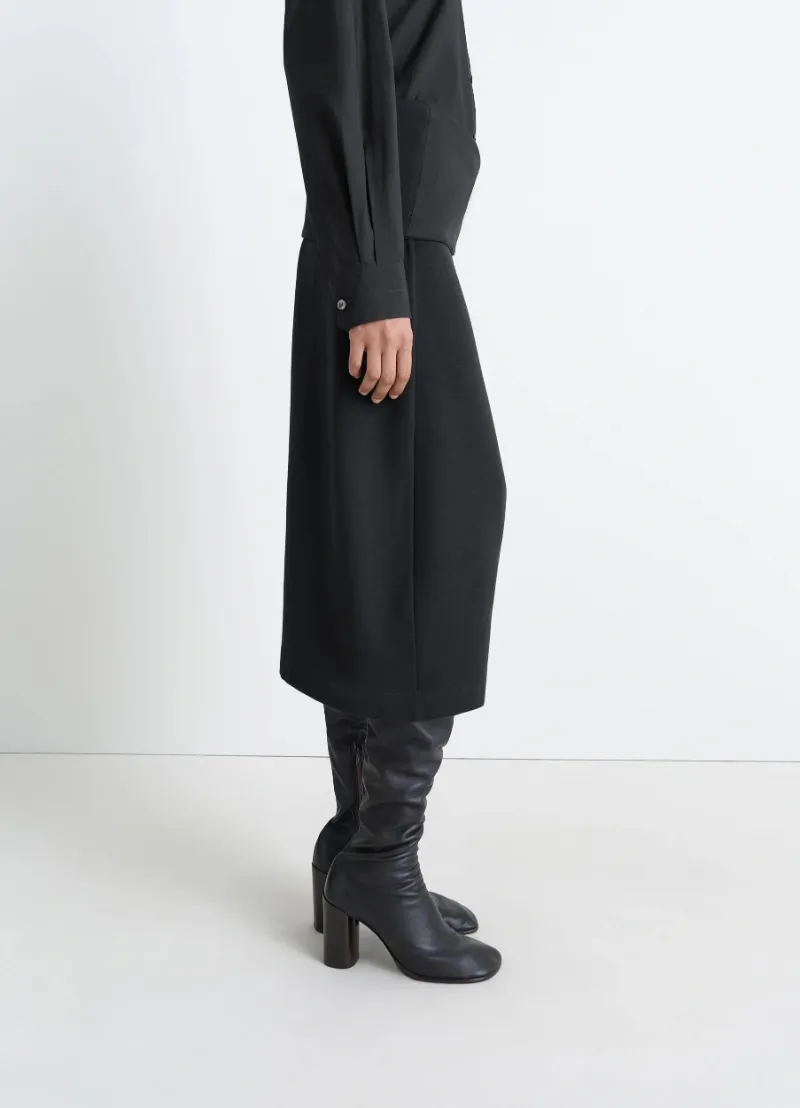 Twisted Hem Skirt