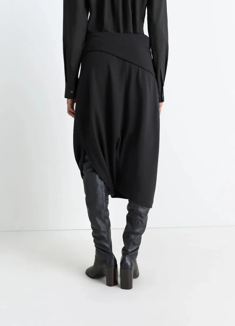 Twisted Hem Skirt