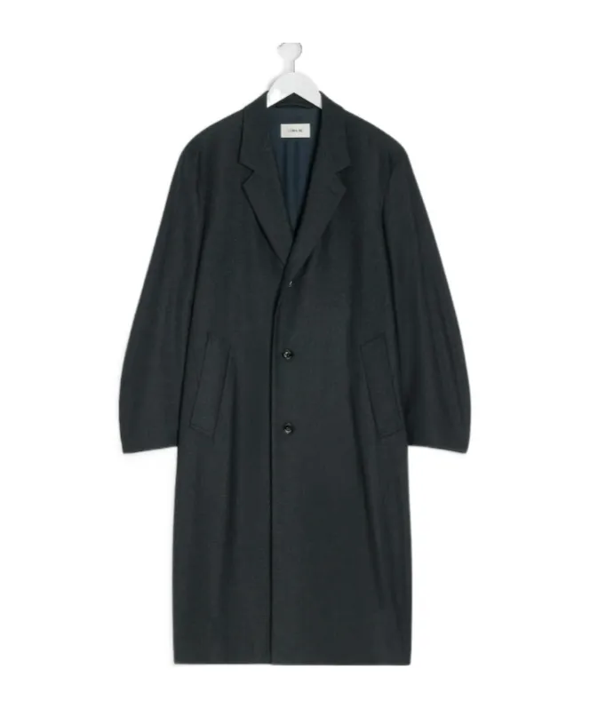 Single-Breasted Long-Sleeved Coat