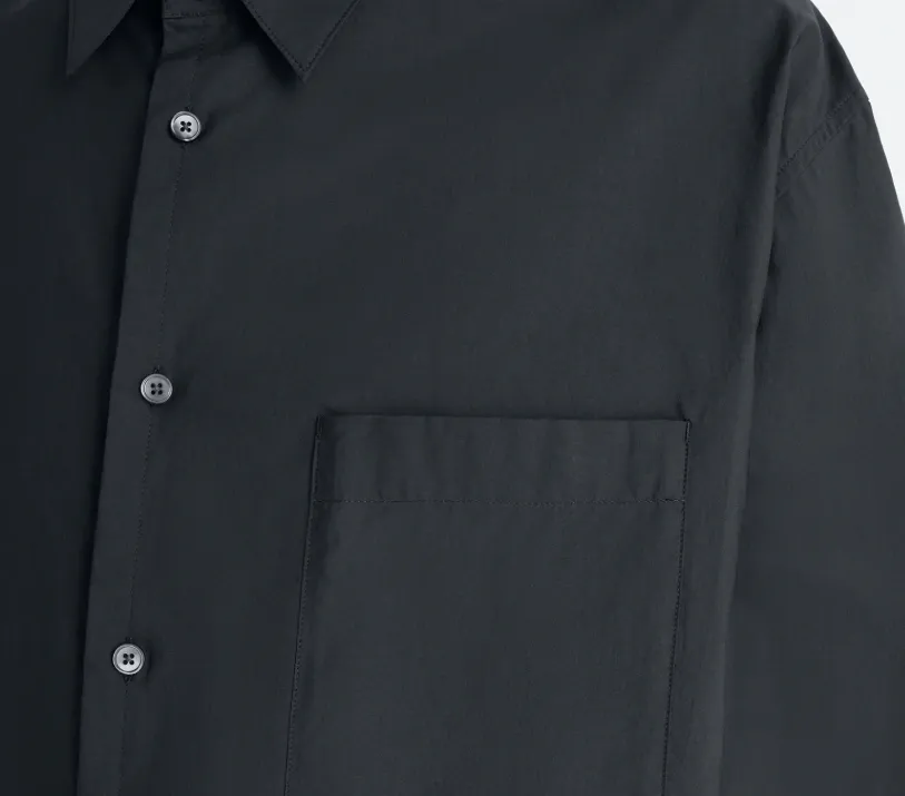 Long-Sleeved Button-Up Shirt