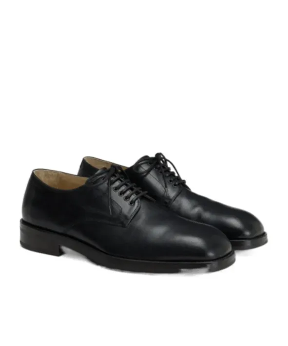 Shiny Buffalo Leather Oxford Shoes