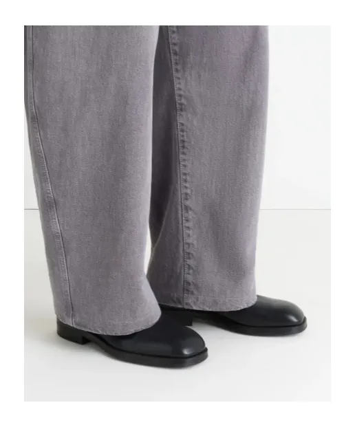 Shiny Buffalo Leather Oxford Shoes