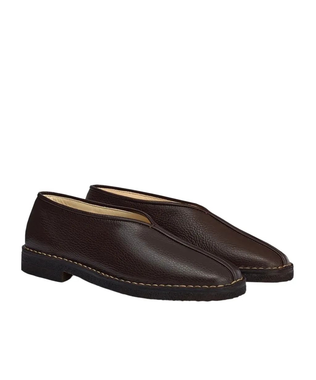 Piped Crepe Slippers