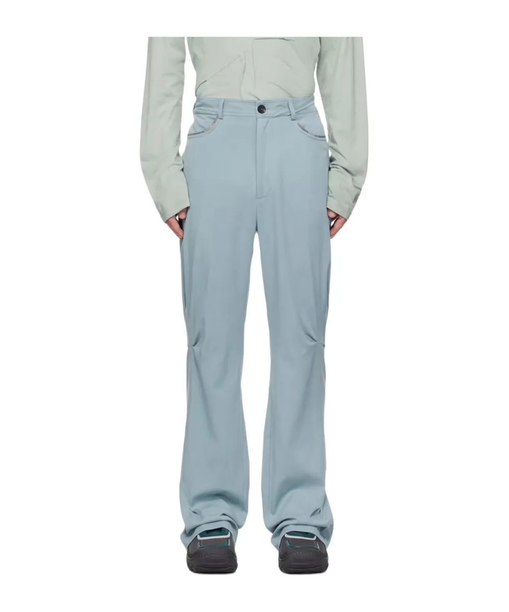 Belt-Lined Casual Pants