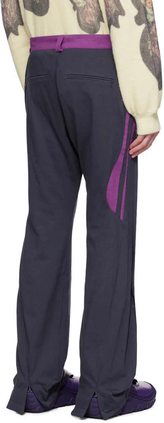 Belt-Lined Casual Pants