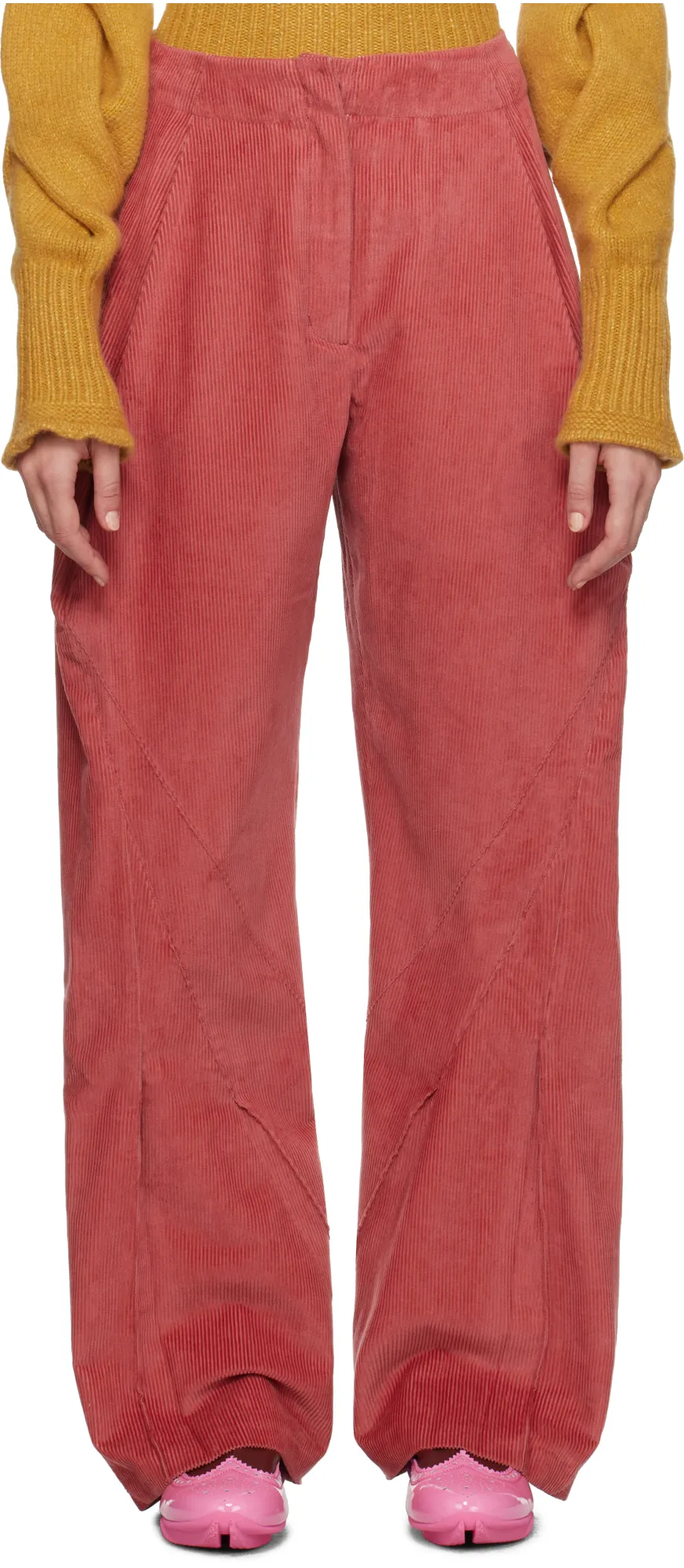 Stitched Casual Pants