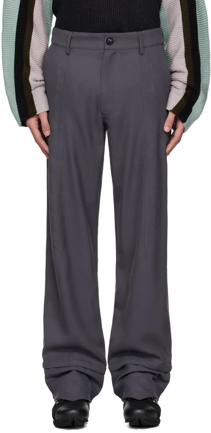 Belt-Loop Casual Pants