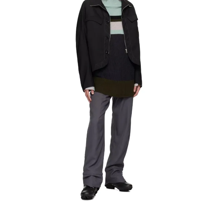 Belt-Loop Casual Pants