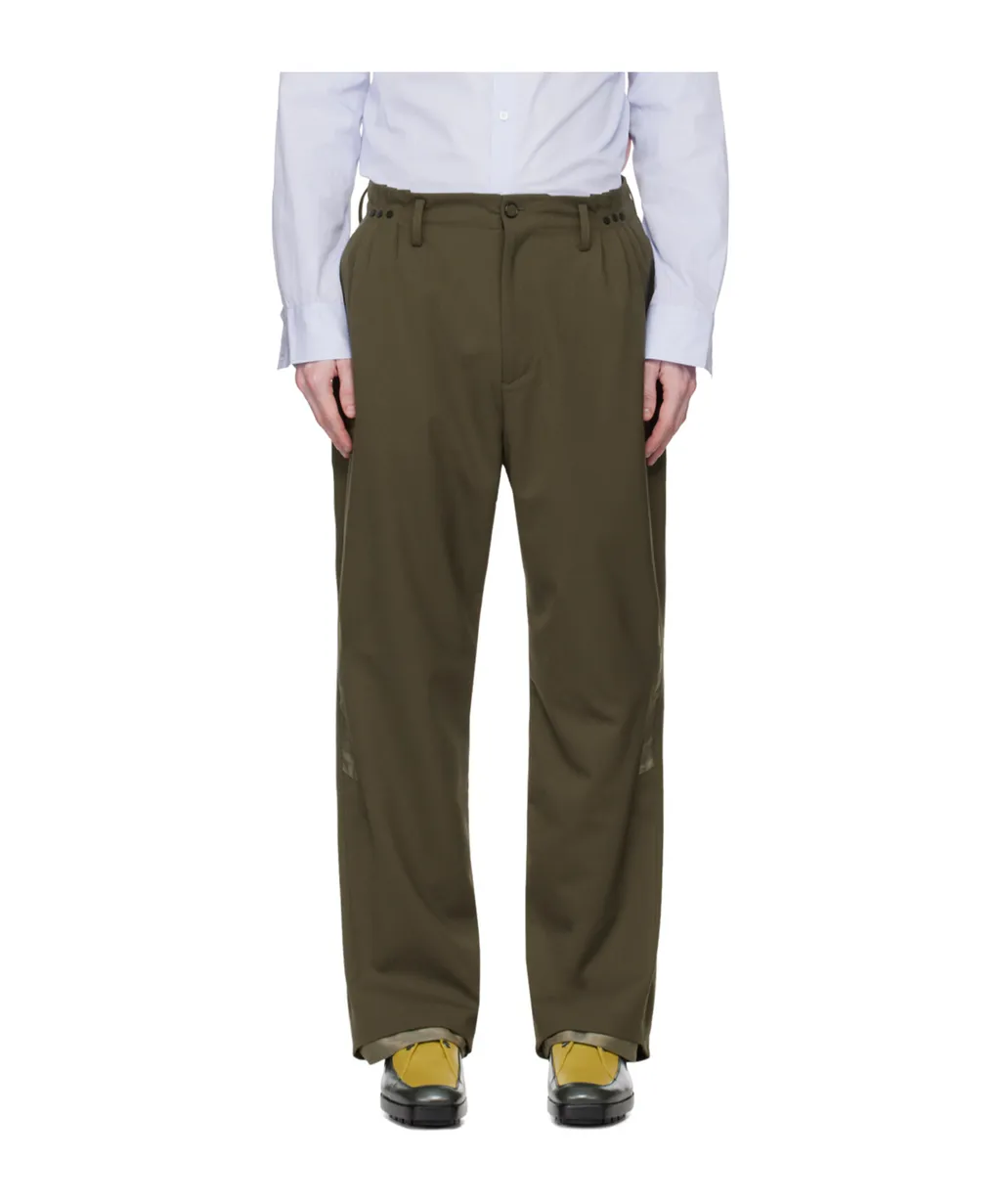 Waistband Loop Casual Pants