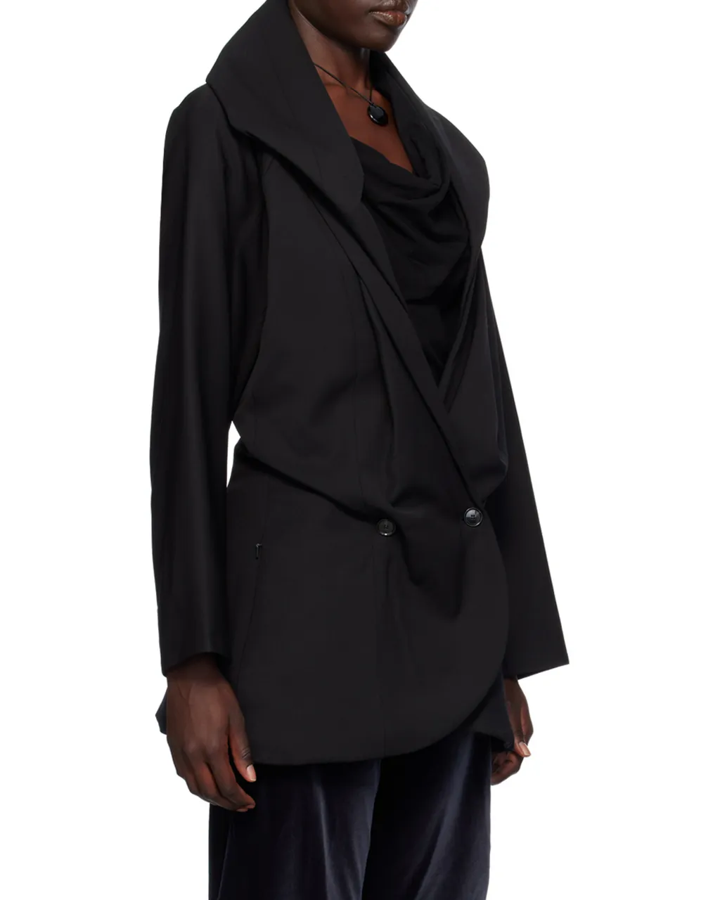 Long-Sleeved Suit Coat