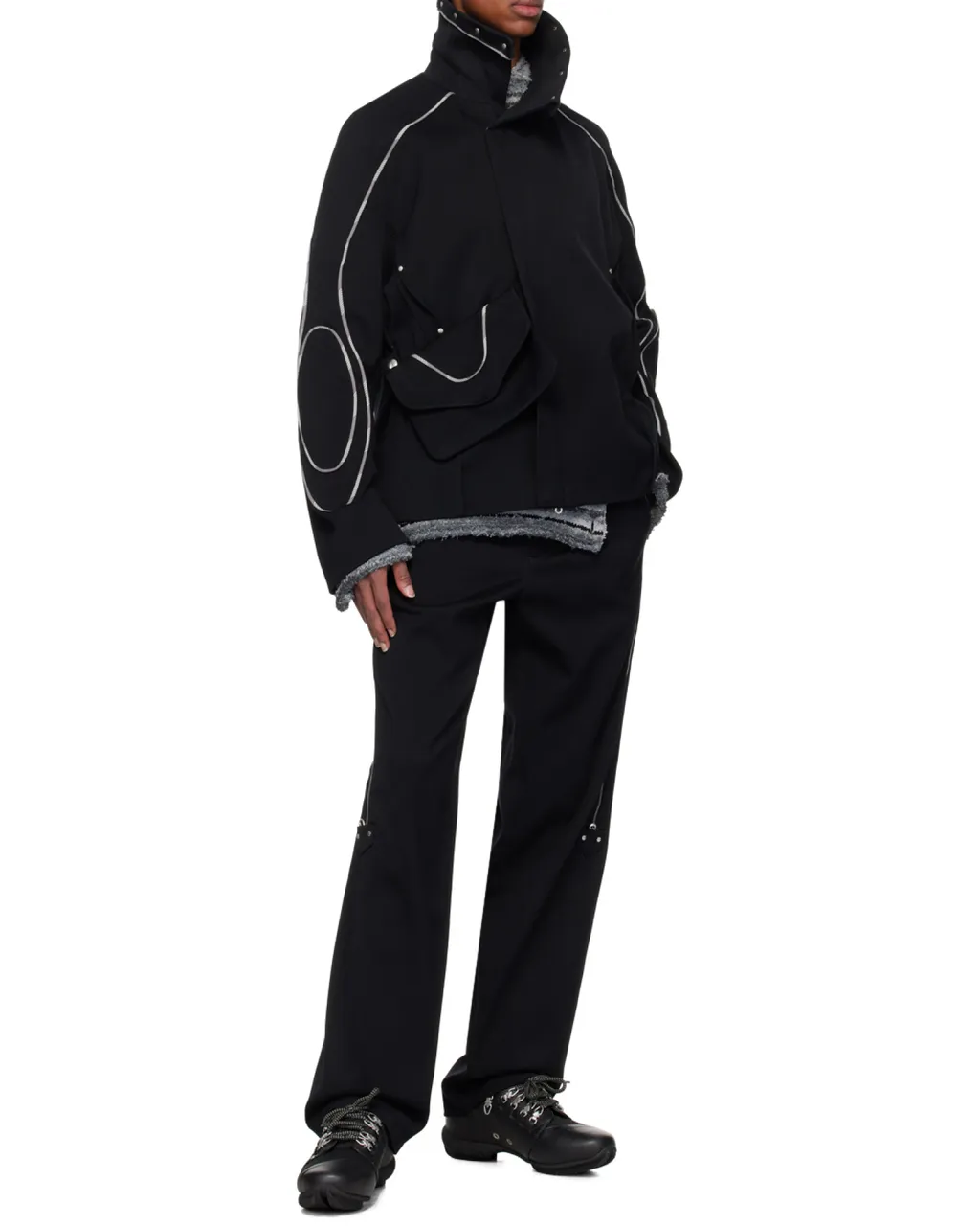 Waistband Loop Casual Pants