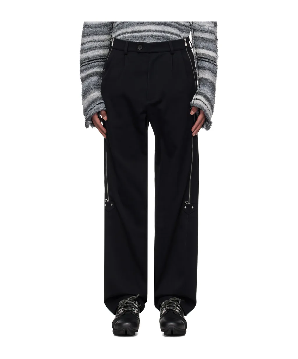 Waistband Loop Casual Pants