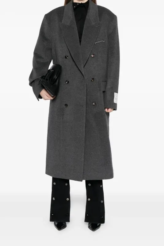 Double-Breasted Long Coat