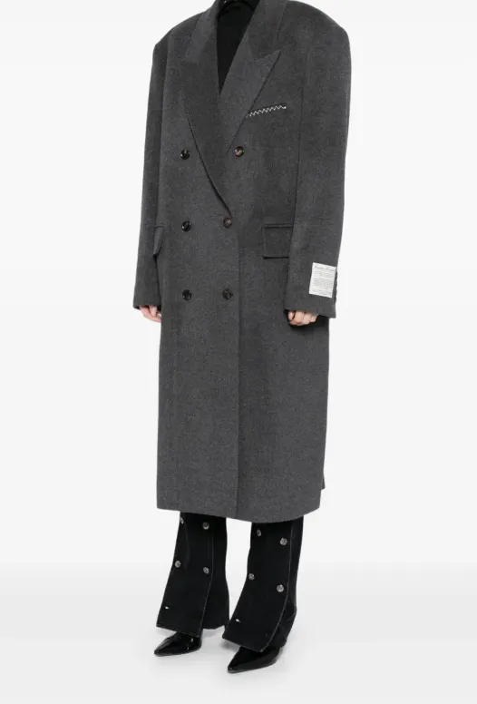 Double-Breasted Long Coat