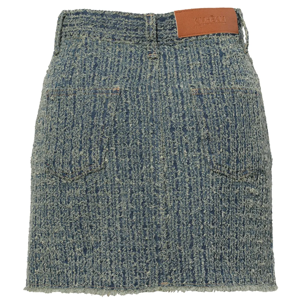 Denim Tweed Skirt