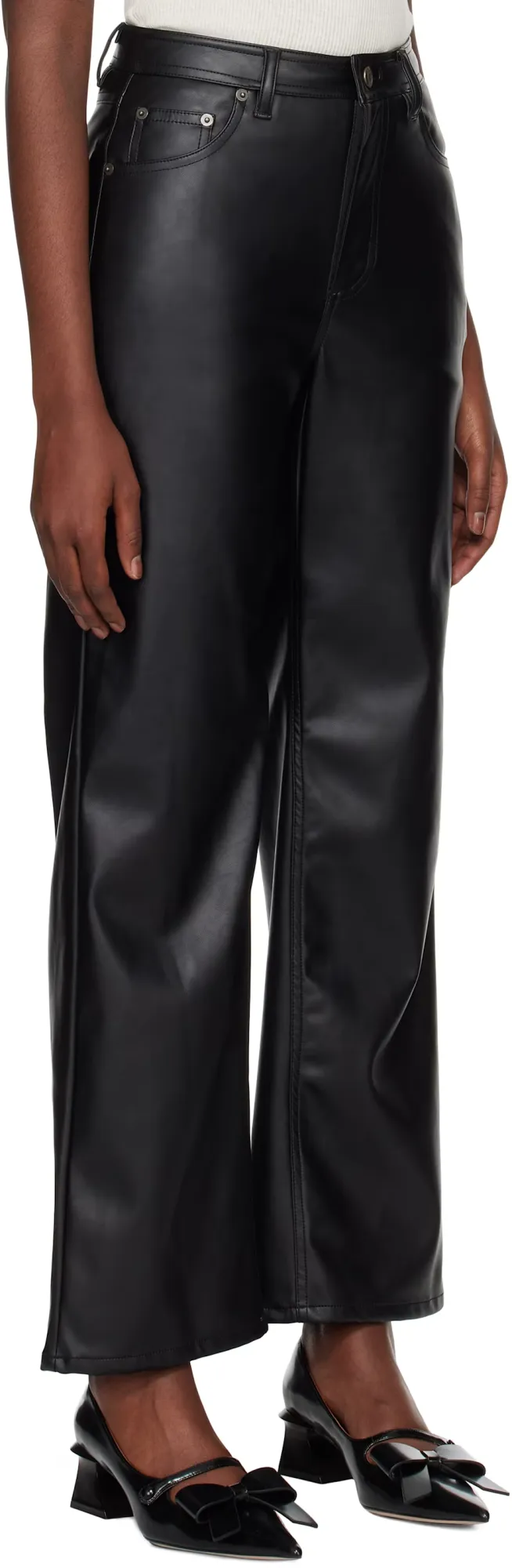 Label Wide Fit Pant