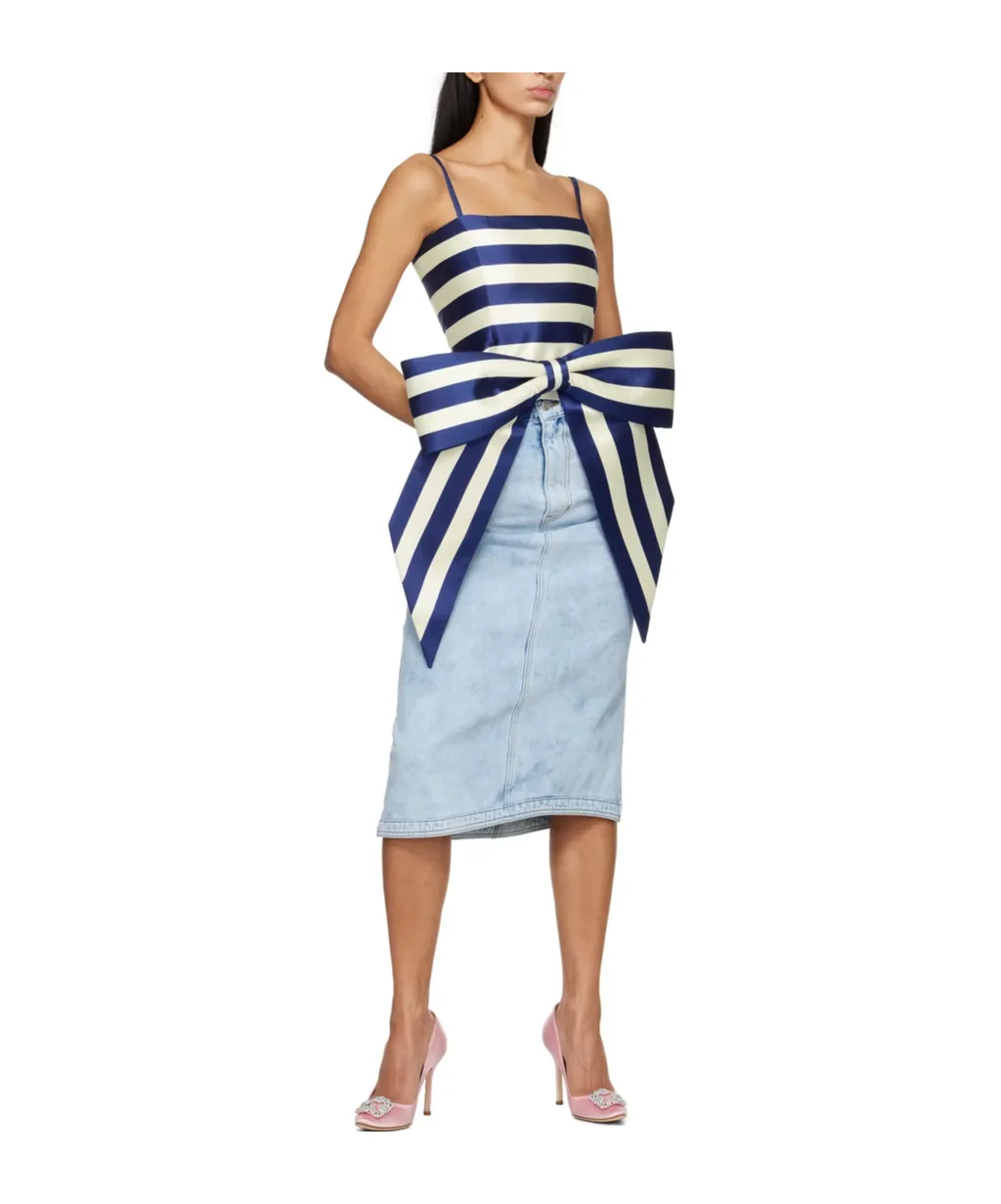 Asymmetrical Denim Skirt