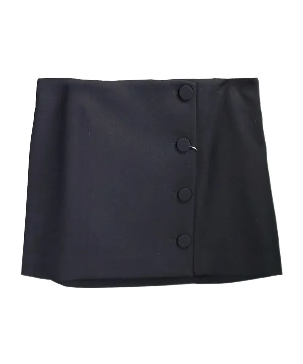 Logo Button Skirt