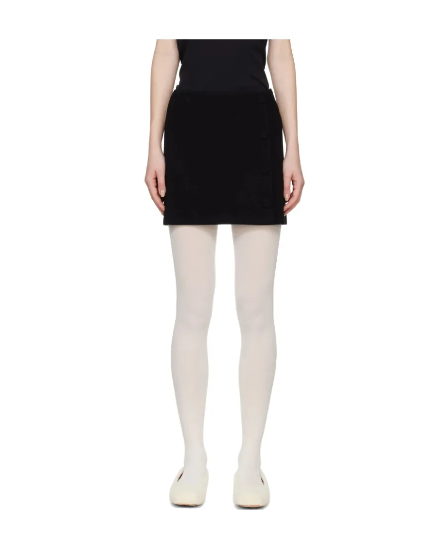 Logo Button Skirt