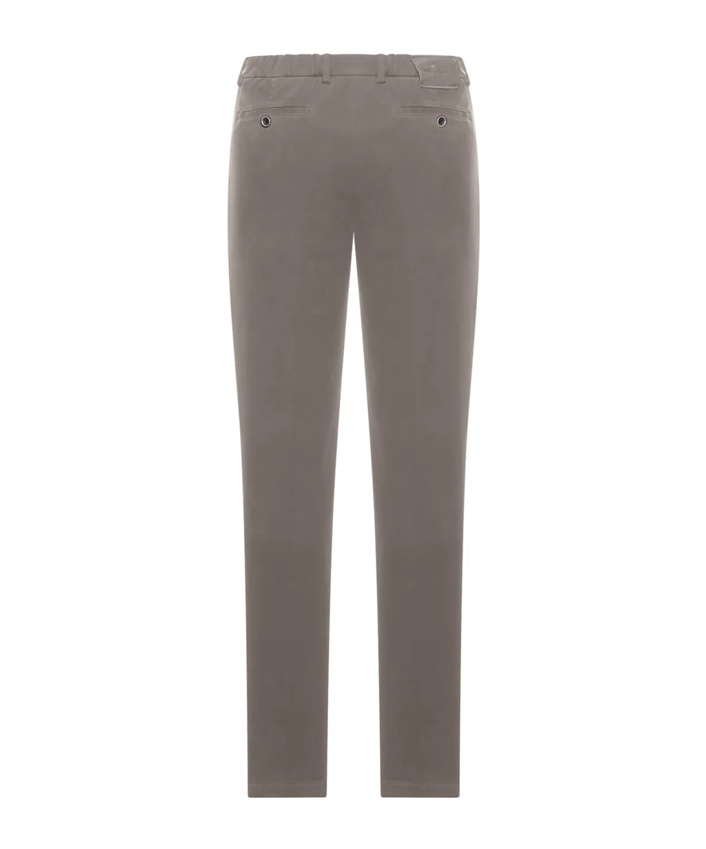 Logo-Patch Cotton Trousers