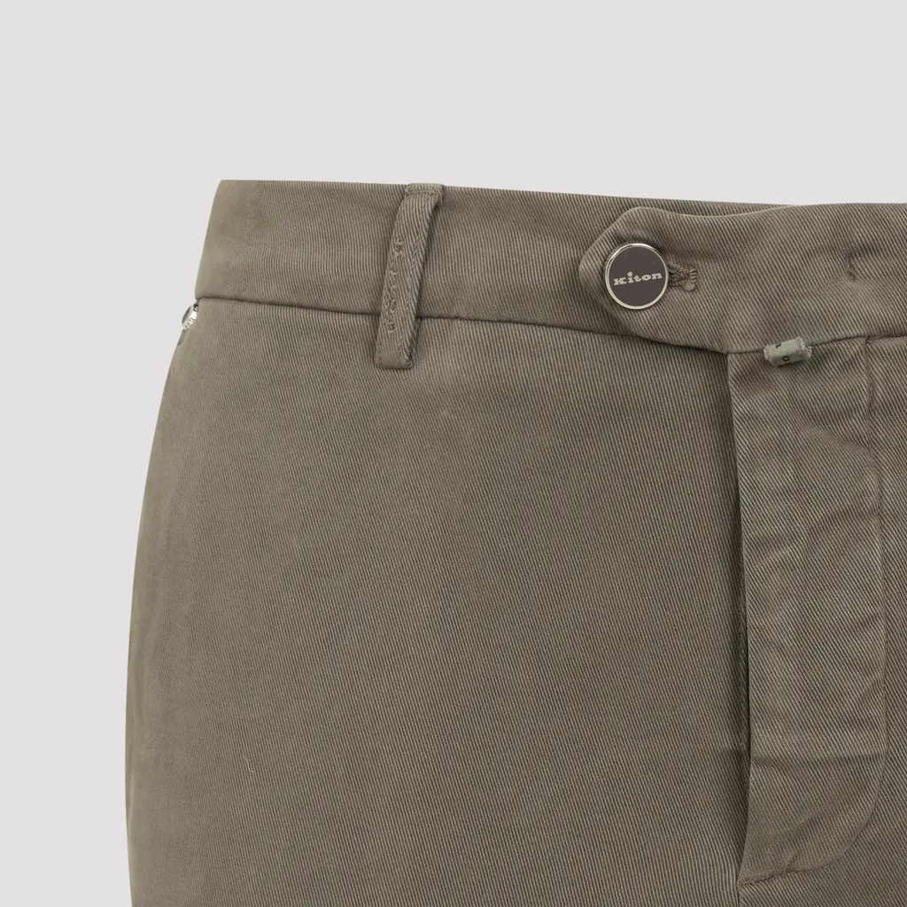 Stretch Cotton Pants