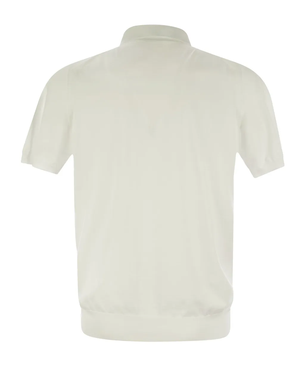 Short-Sleeved Polo Shirt