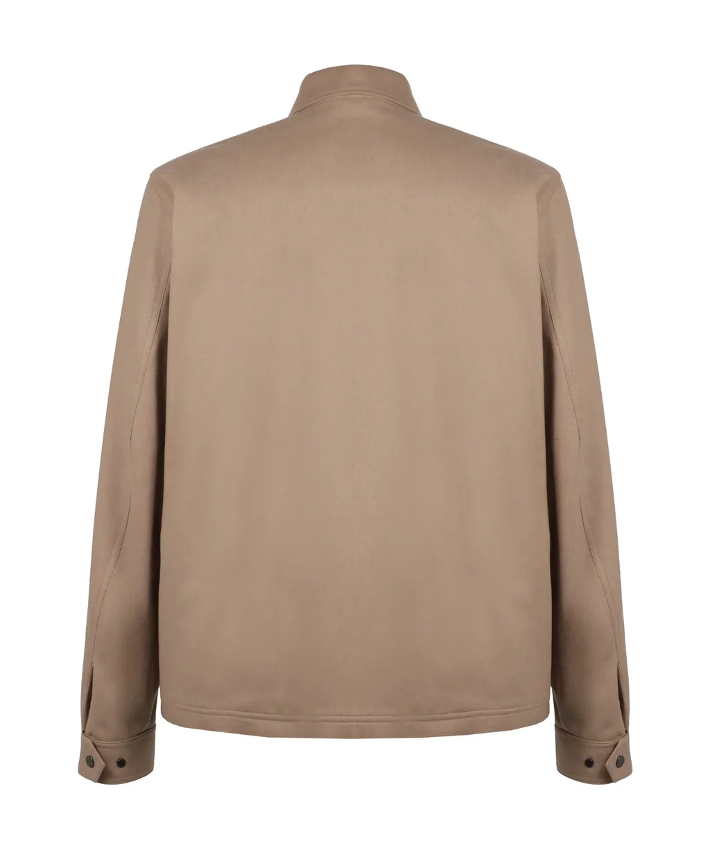 Knitted Button-Up Overshirt