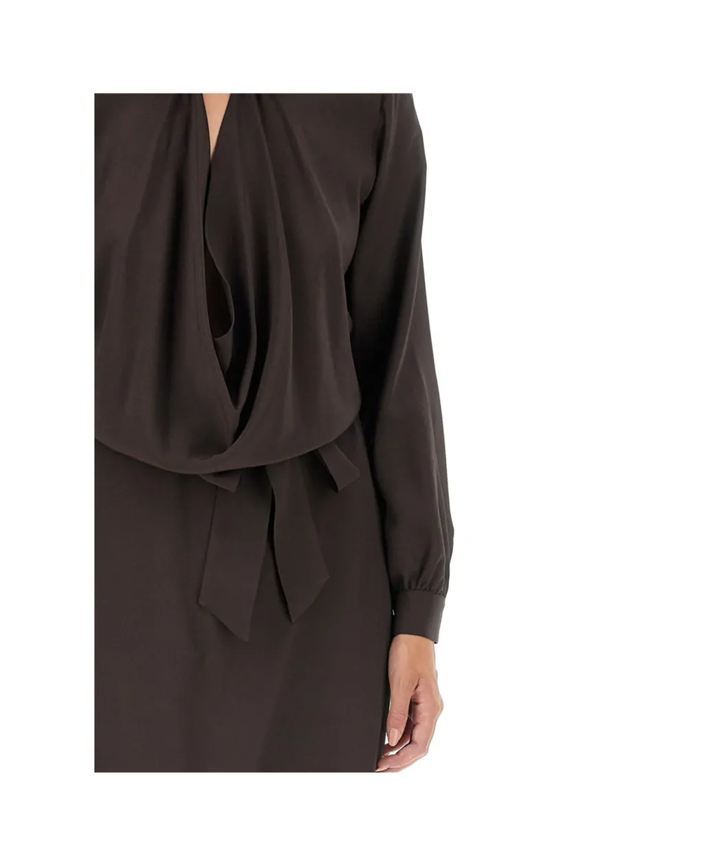 Elegant Draped Dress