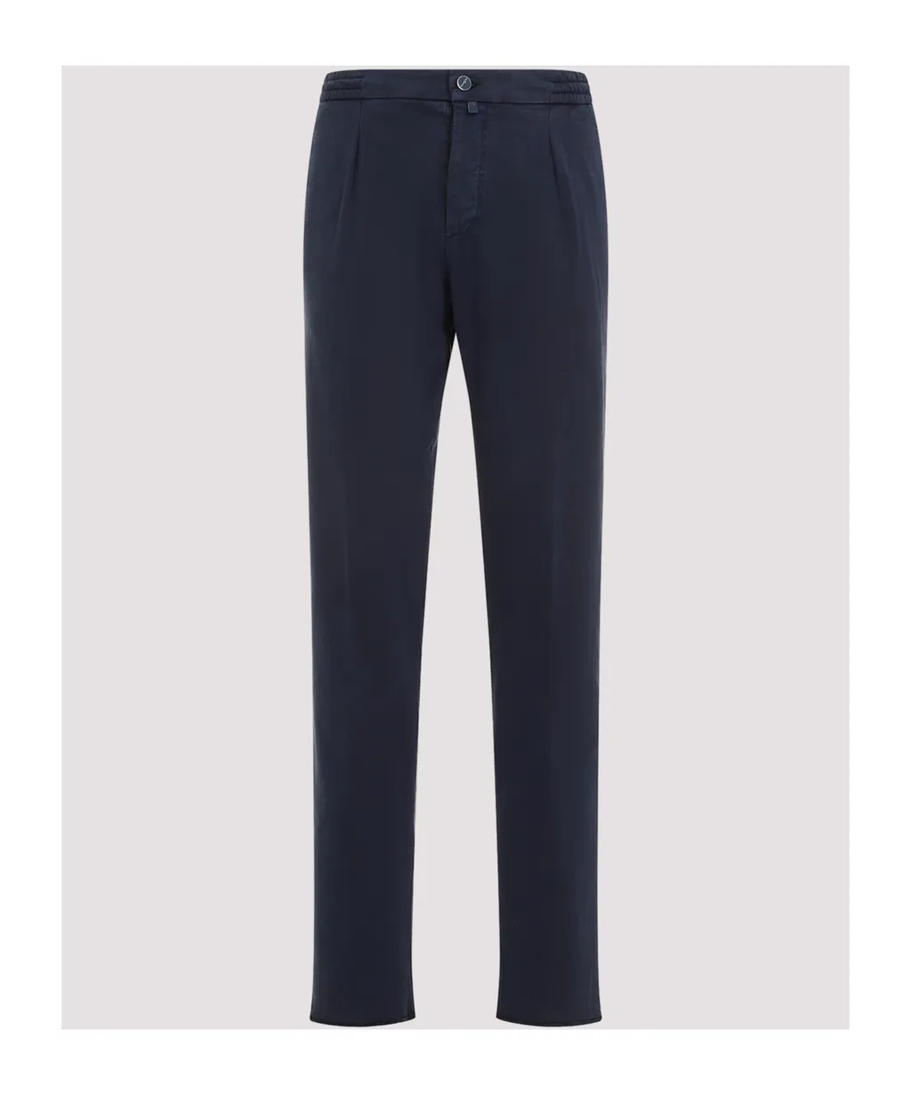 Pleated Detail Straight Leg Trousers