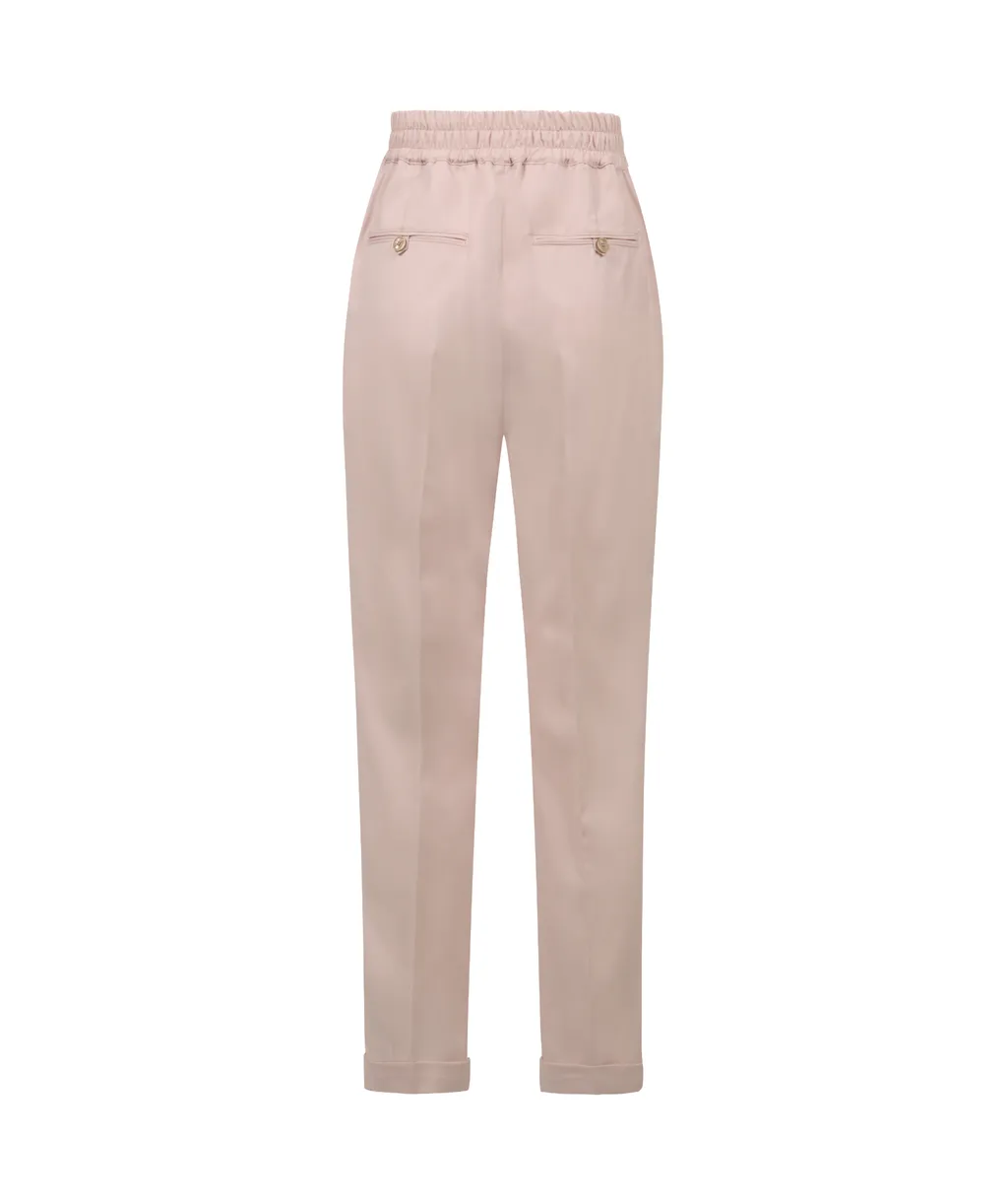 Elasticated Drawstring Waistband Trousers