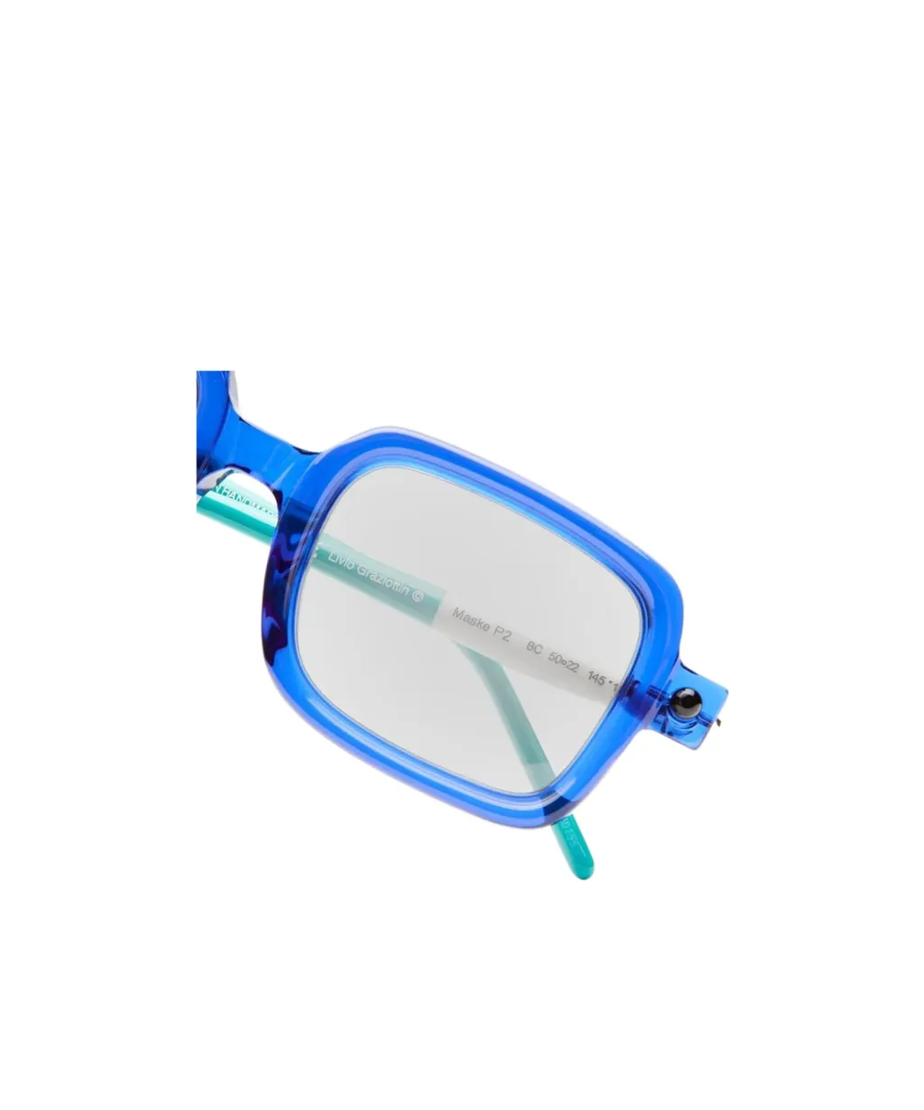 P2 Rectangle-Frame Glasses