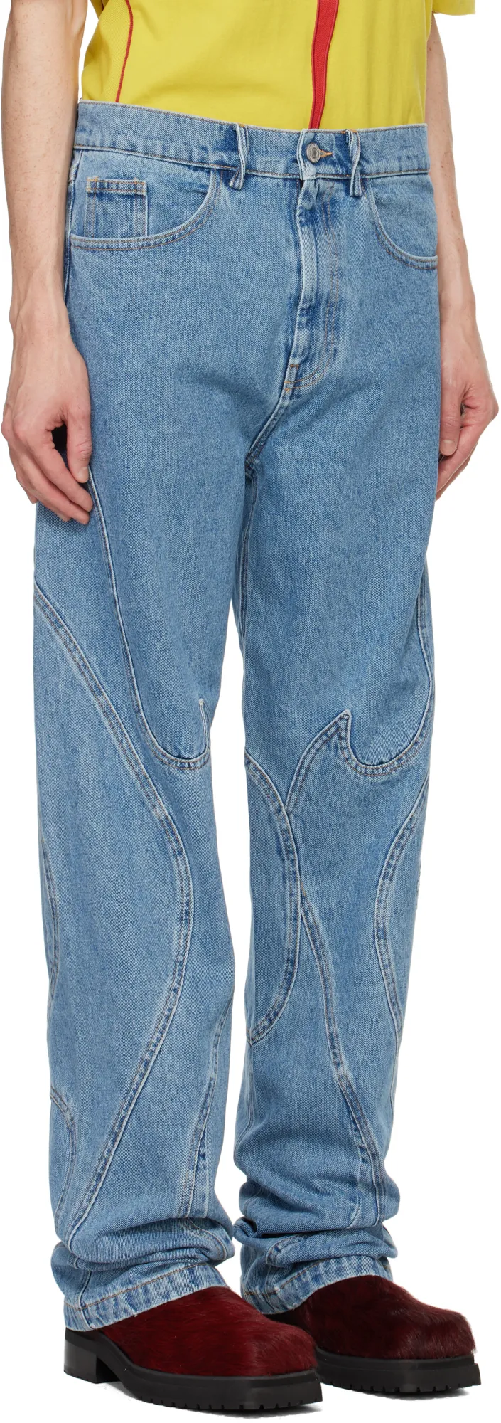 Panelled Jeans